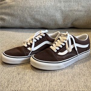 VANS Old Skool Brown Suede / Like new / women’s 7